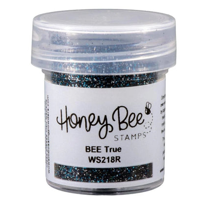 WOW! Black Glitter Embossing Powder by Honey Bee Stamps - BEE True - Honey Bee Stamps
