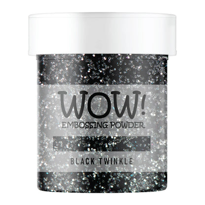 WOW! Glitter Embossing Powder - Black Twinkle