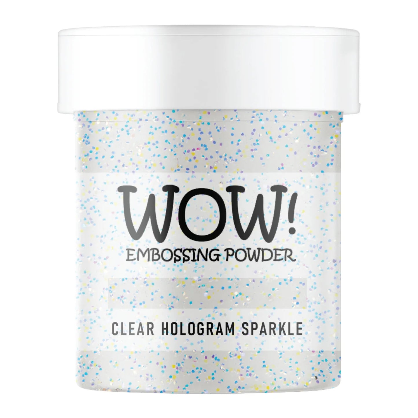 WOW! Glitter Embossing Powder - Clear Hologram Sparkle