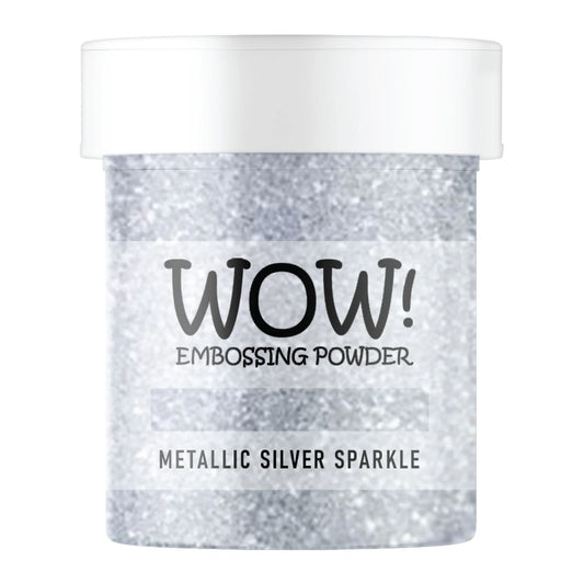 WOW! Metallic Glitter Embossing Powder - Metallic Silver Super Fine