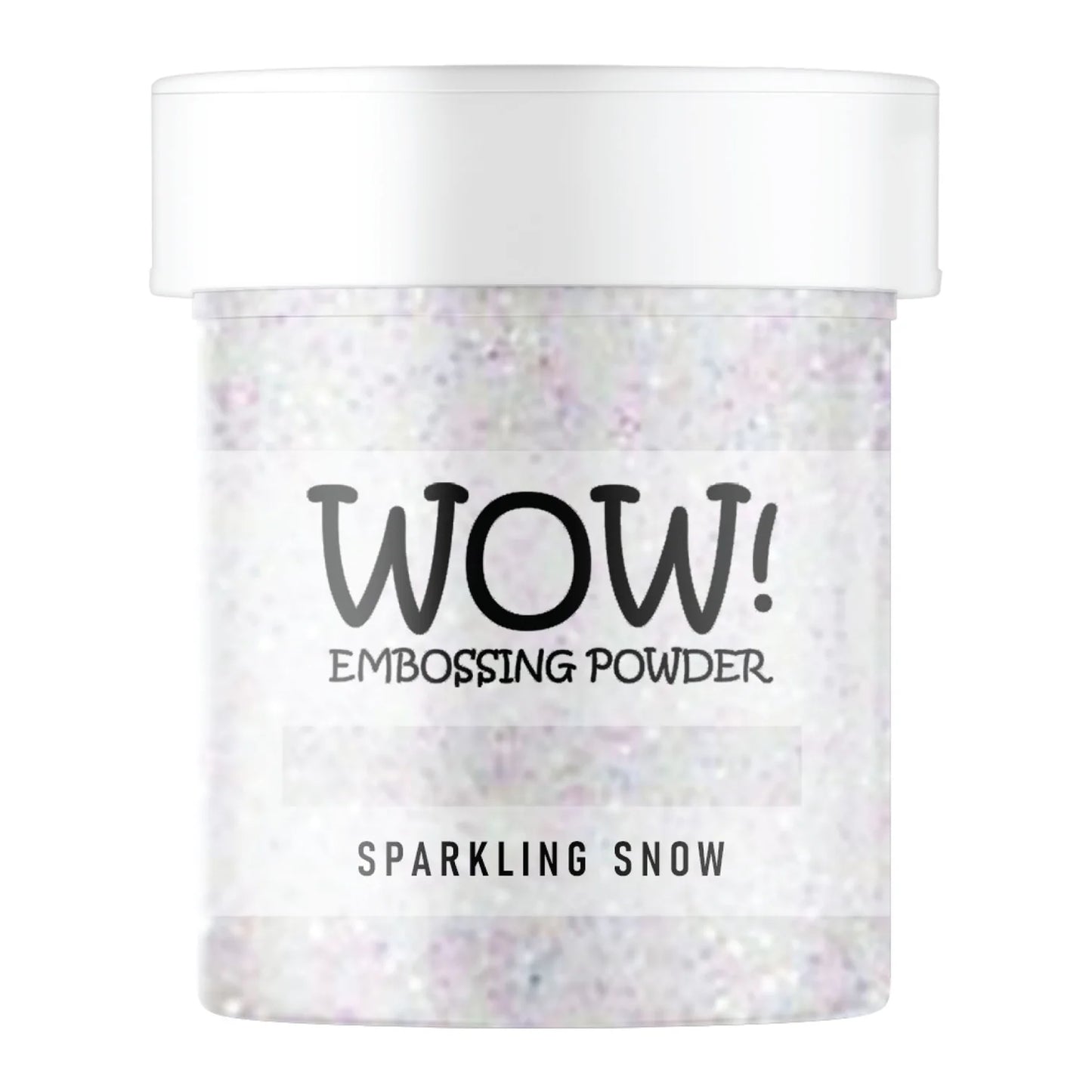 WOW! Glitter Embossing Powder - White Iridescent Sparkle - Sparkling Snow