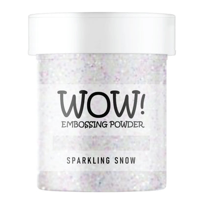 WOW! Glitter Embossing Powder - White Iridescent Sparkle - Sparkling Snow