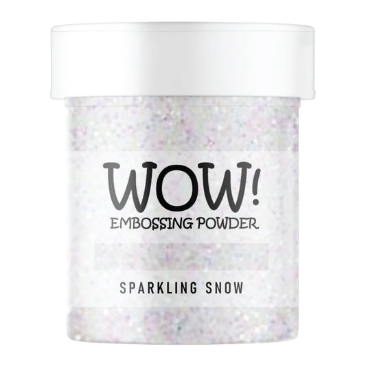 WOW! Glitter Embossing Powder - White Iridescent Sparkle - Sparkling Snow