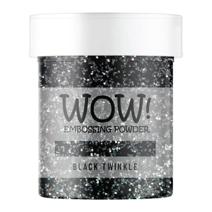 WOW! Glitter Embossing Powder - Black Twinkle - Honey Bee Stamps
