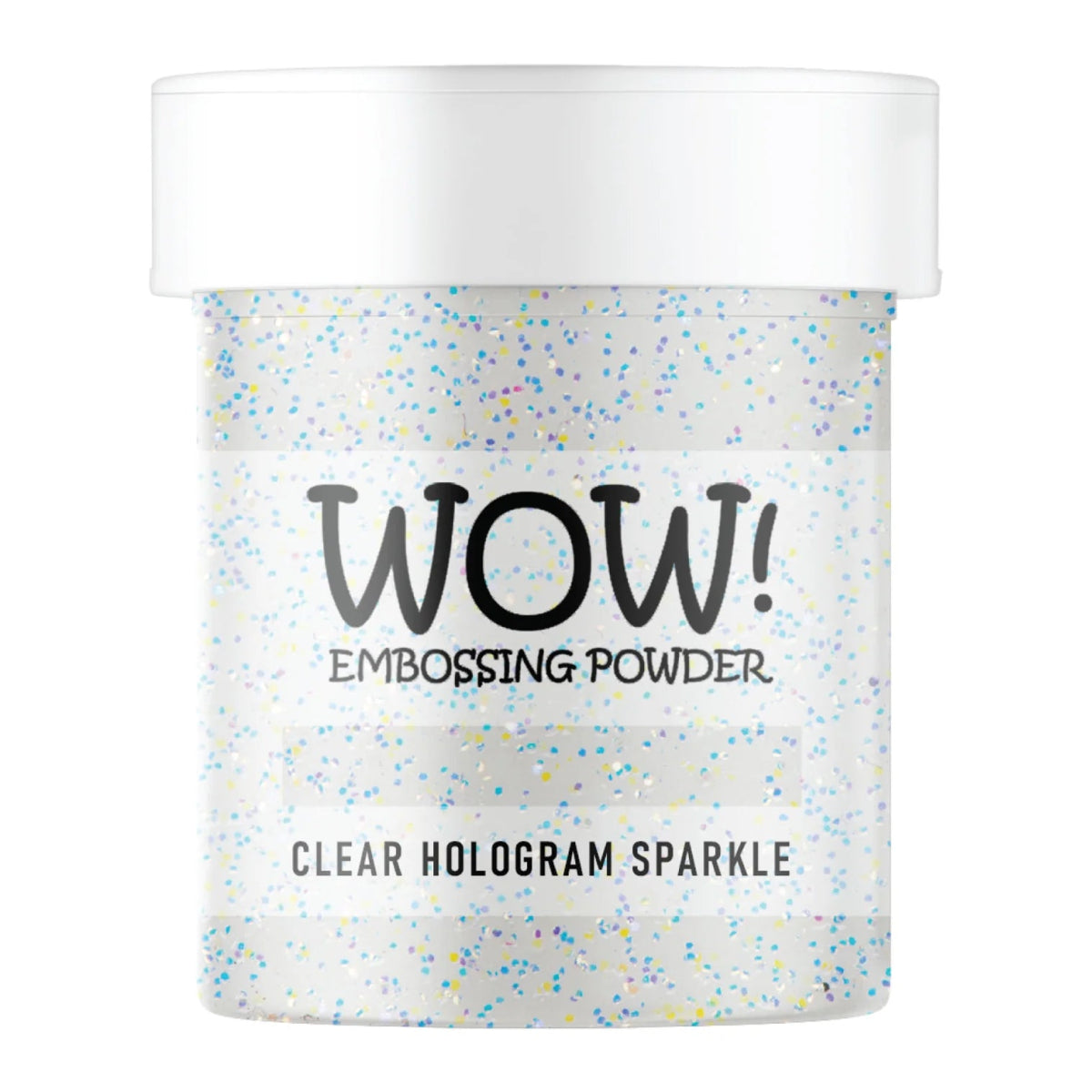 WOW! Glitter Embossing Powder - Clear Hologram Sparkle - Honey Bee Stamps