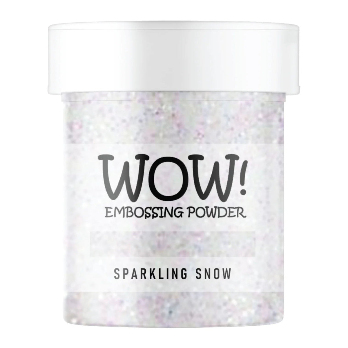WOW! Glitter Embossing Powder - White Iridescent Sparkle - Sparkling Snow - Honey Bee Stamps