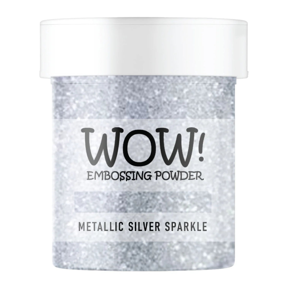 WOW! Metallic Glitter Embossing Powder - Metallic Silver Super Fine - Honey Bee Stamps