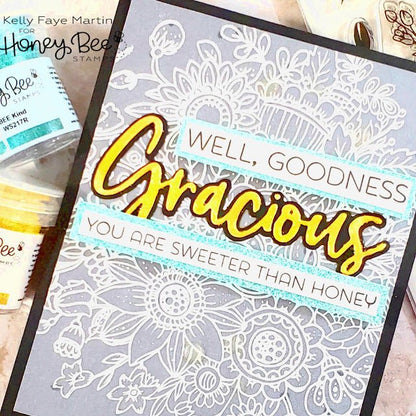 WOW! Teal Glitter Embossing Powder by Honey Bee Stamps - BEE Kind - Honey Bee Stamps