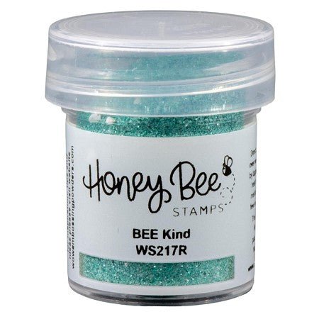 WOW! Teal Glitter Embossing Powder by Honey Bee Stamps - BEE Kind - Honey Bee Stamps