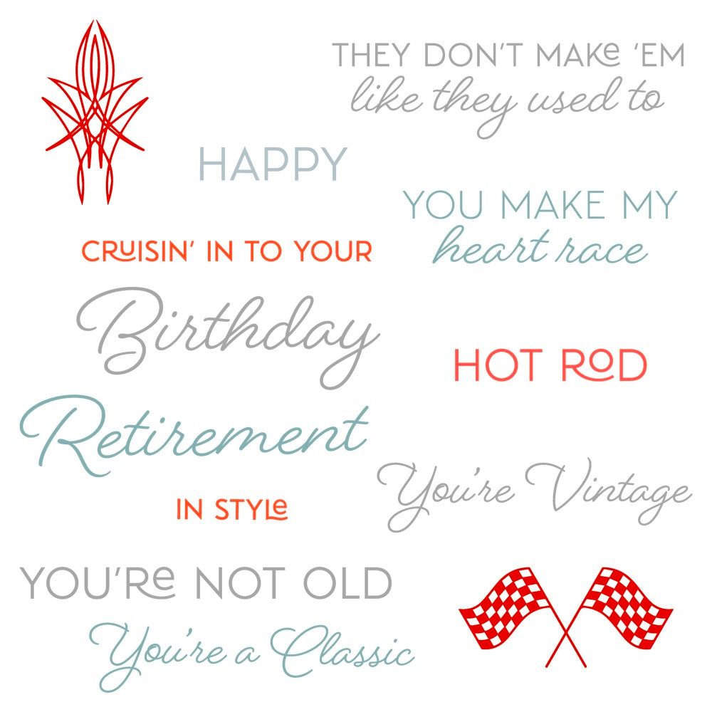 You're A Classic - 4x6 Photopolymer Stamp Set - Honey Bee Stamps