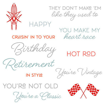 You're A Classic - 4x6 Photopolymer Stamp Set - Honey Bee Stamps