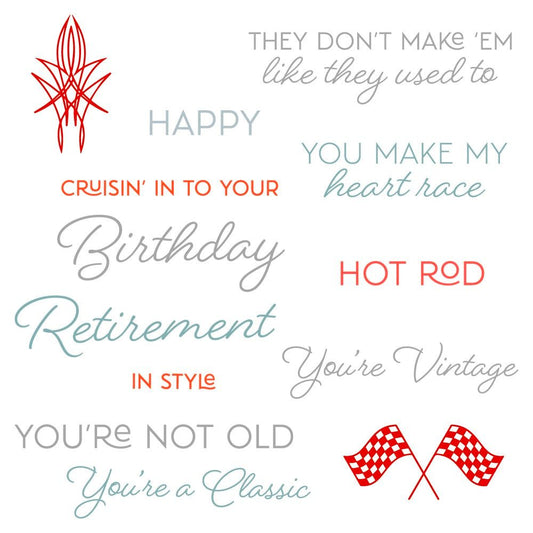 You're A Classic - 4x6 Photopolymer Stamp Set - Honey Bee Stamps