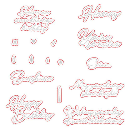 You're So Extra - Honey Cuts - Coordinating Dies - Honey Bee Stamps