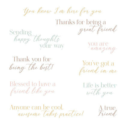 You've Got A Friend - 4x6 Photopolymer Stamp Set - Honey Bee Stamps