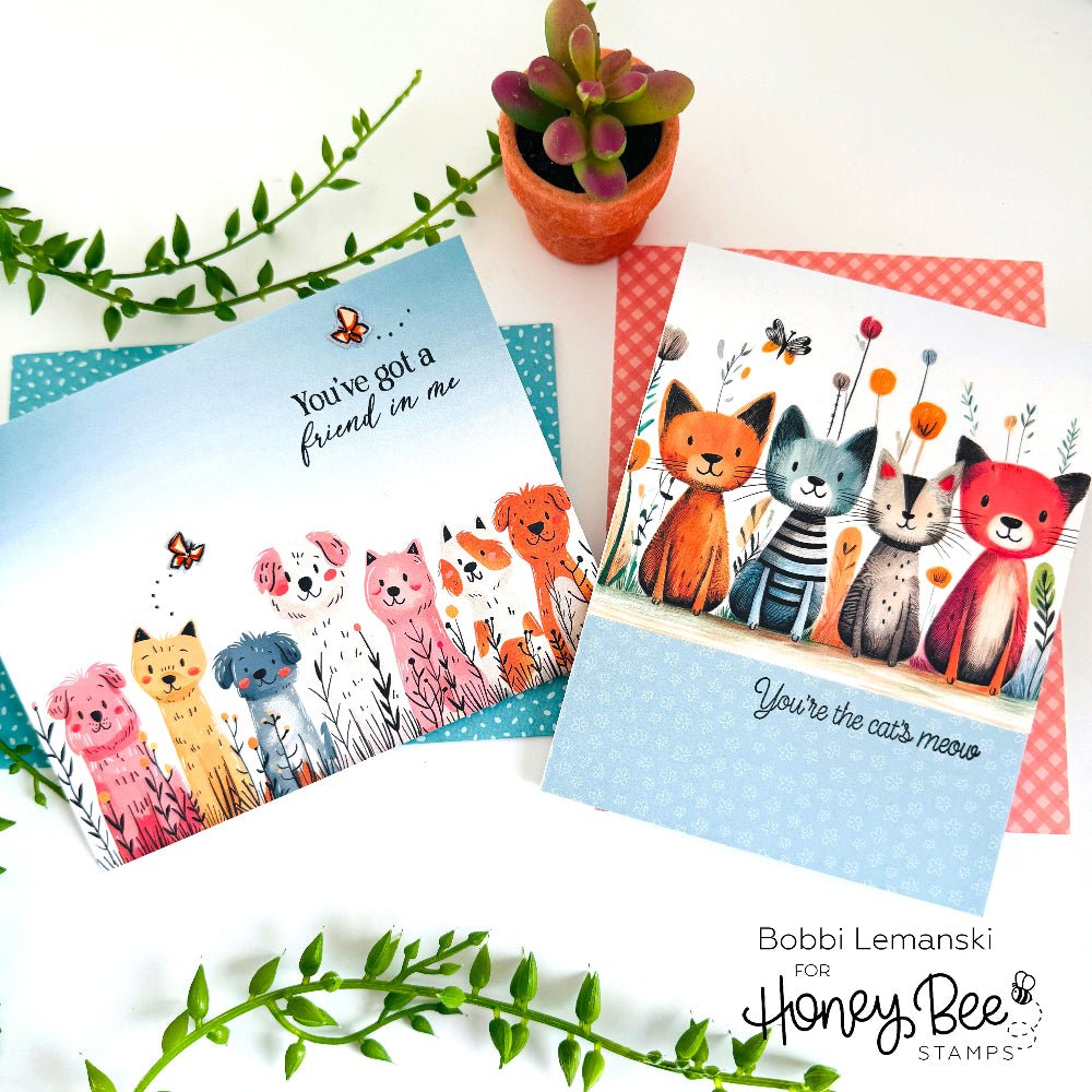 You've Got A Friend - Honey Cuts - Coordinating Dies - Honey Bee Stamps