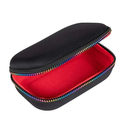 ZIPIT Black with Rainbow Zipper Storage Box - Honey Bee Stamps