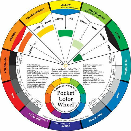 5 - 1/8" Pocket Color Wheel - Honey Bee Stamps