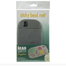 5.5" x 3.25" Small Gray Sticky Bead and Embellishment Mat - Honey Bee Stamps