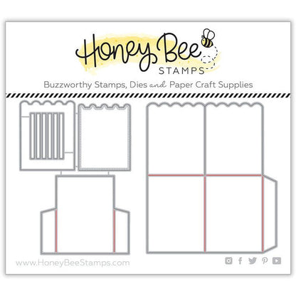 A2 Surprise Box Card Base - Honey Cuts - Honey Bee Stamps