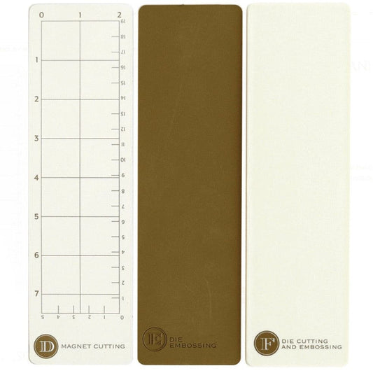 Anna Griffin Empress Mini Long Magnet, Embossing Mat, and Cutting Plate - 2 - 5/8" x 9 - 1/4" - Honey Bee Stamps