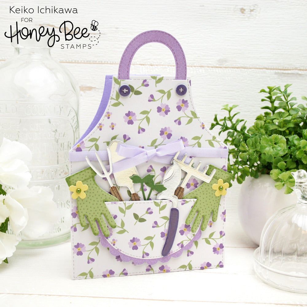 Apron A2 Card - Honey Cuts - Stand - Alone Dies - Honey Bee Stamps