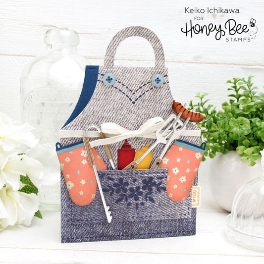 Apron A2 Card - Honey Cuts - Stand - Alone Dies - Honey Bee Stamps