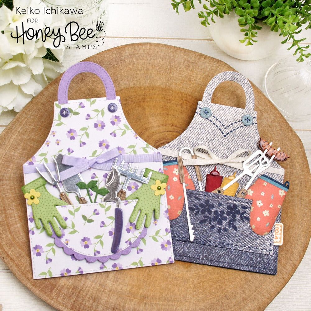 Apron A2 Card - Honey Cuts - Stand - Alone Dies - Honey Bee Stamps
