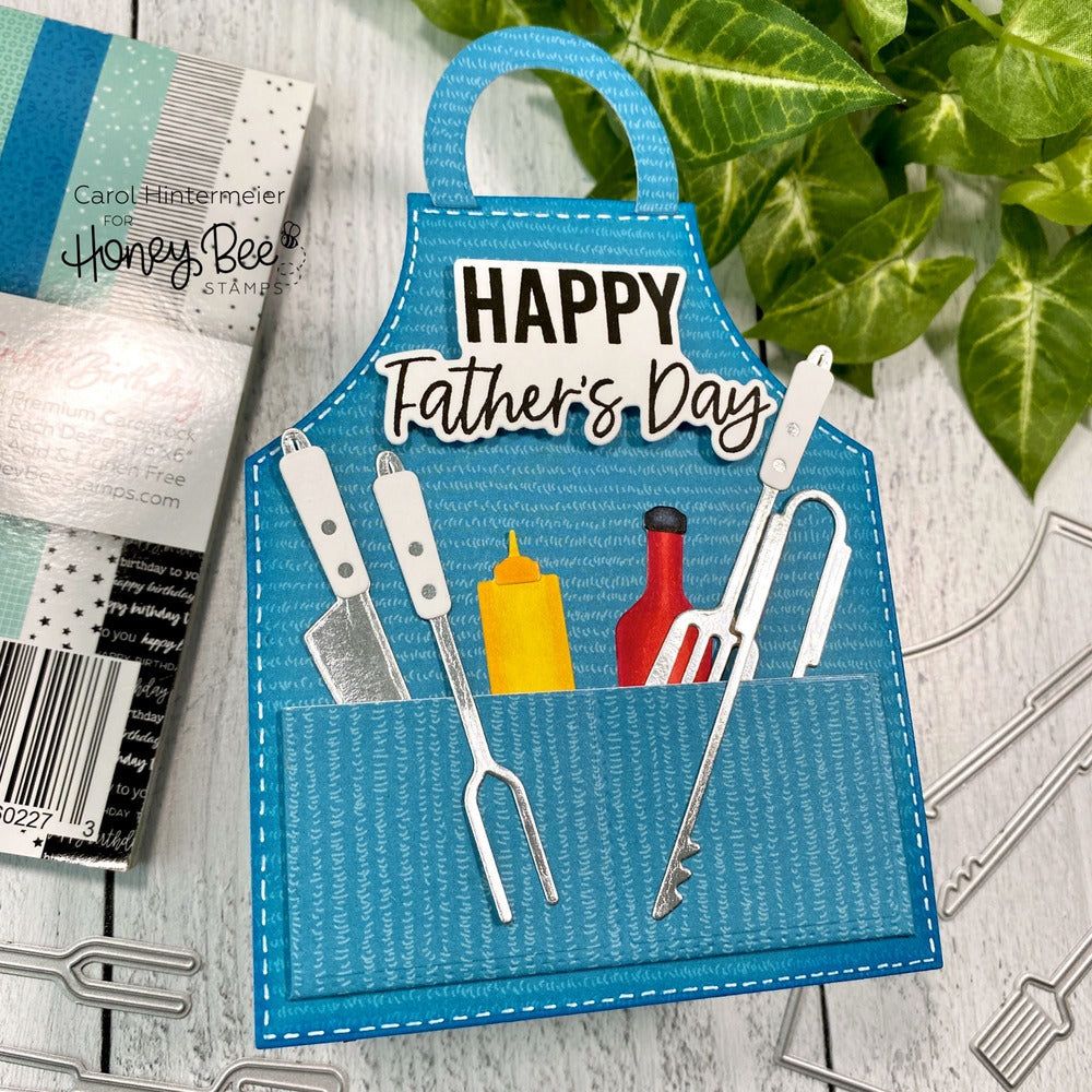 Apron A2 Card - Honey Cuts - Stand - Alone Dies - Honey Bee Stamps