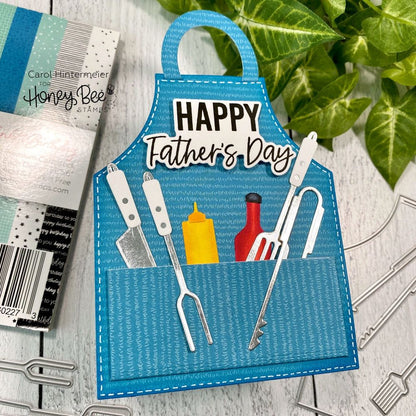 Apron A2 Card - Honey Cuts - Stand - Alone Dies - Honey Bee Stamps