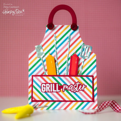 Apron: BBQ Add - On - Honey Cuts - Stand - Alone Dies - Honey Bee Stamps