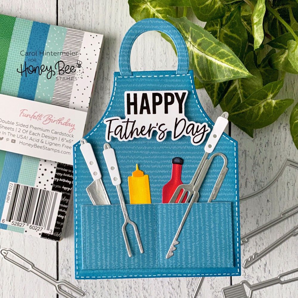 Apron: BBQ Add - On - Honey Cuts - Stand - Alone Dies - Honey Bee Stamps