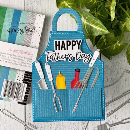 Apron: BBQ Add - On - Honey Cuts - Stand - Alone Dies - Honey Bee Stamps