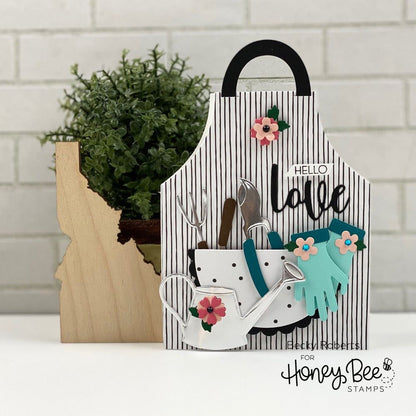 Apron: Garden Tools Add - On - Honey Cuts - Stand - Alone Dies - Honey Bee Stamps