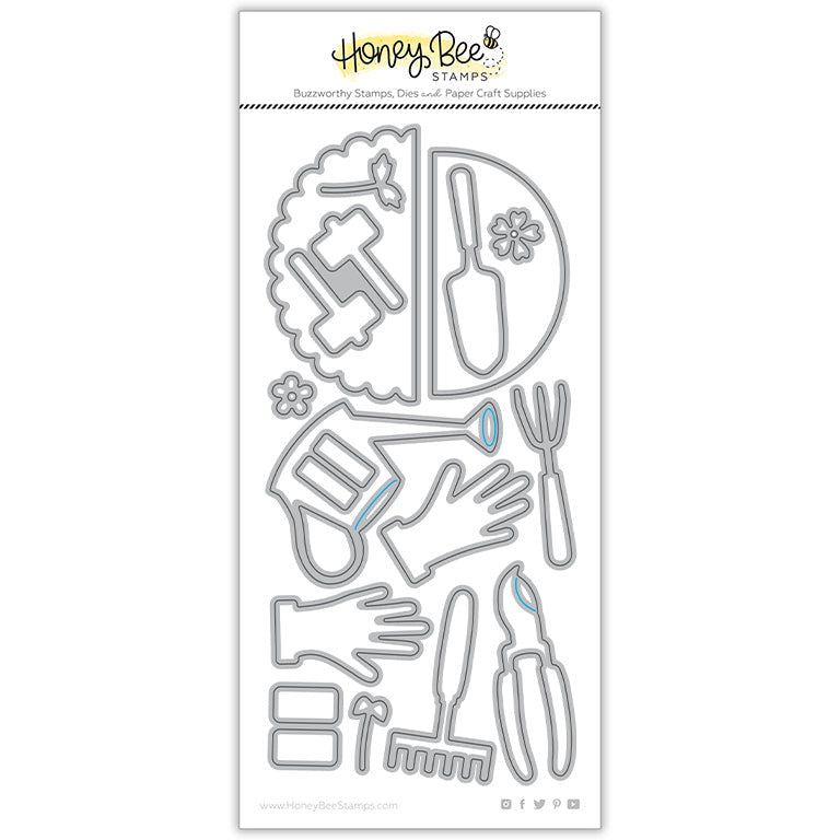 Apron: Garden Tools Add - On - Honey Cuts - Stand - Alone Dies - Honey Bee Stamps