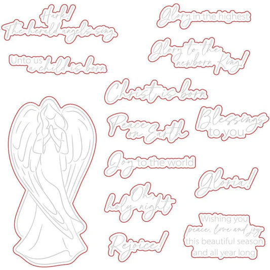 Artsy Angel - Honey Cuts - Coordinating Dies - Honey Bee Stamps