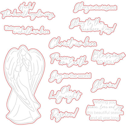 Artsy Angel - Honey Cuts - Coordinating Dies - Honey Bee Stamps