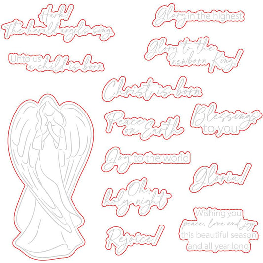 Artsy Angel - Honey Cuts - Coordinating Dies - Honey Bee Stamps