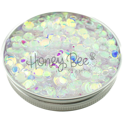Aurora Lights - Clear Iridescent Confetti Mix - Honey Bee Stamps