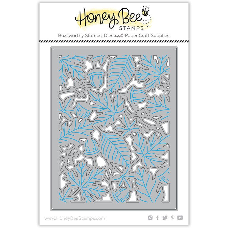 Autumn Splendor Cover Plate - Honey Cuts - Stand - Alone Dies - Honey Bee Stamps