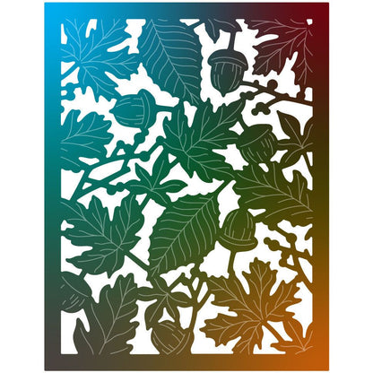 Autumn Splendor Cover Plate - Honey Cuts - Stand - Alone Dies - Honey Bee Stamps