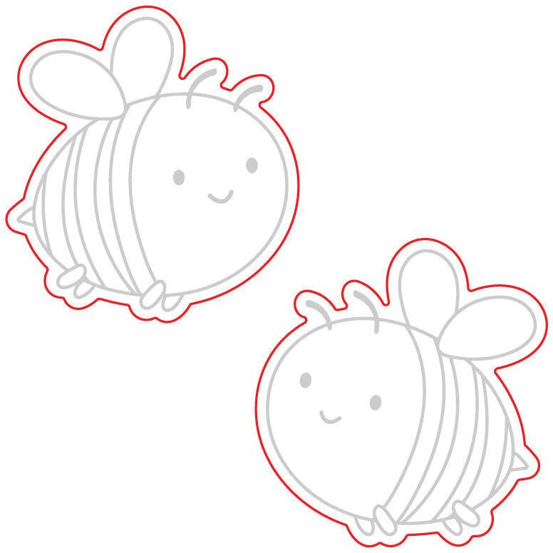 Babees - Honey Cuts - Coordinating Dies - Honey Bee Stamps