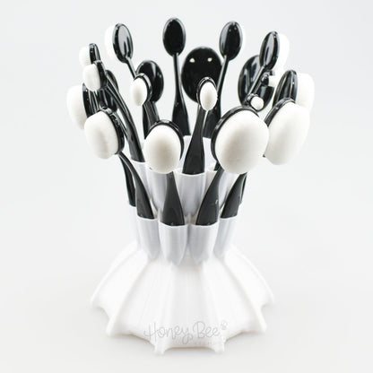 Ballerina Blending Brush Caddy - White - Honey Bee Stamps