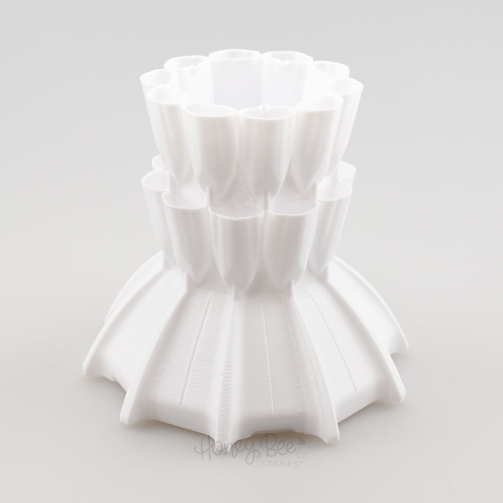 Ballerina Blending Brush Caddy - White - Honey Bee Stamps