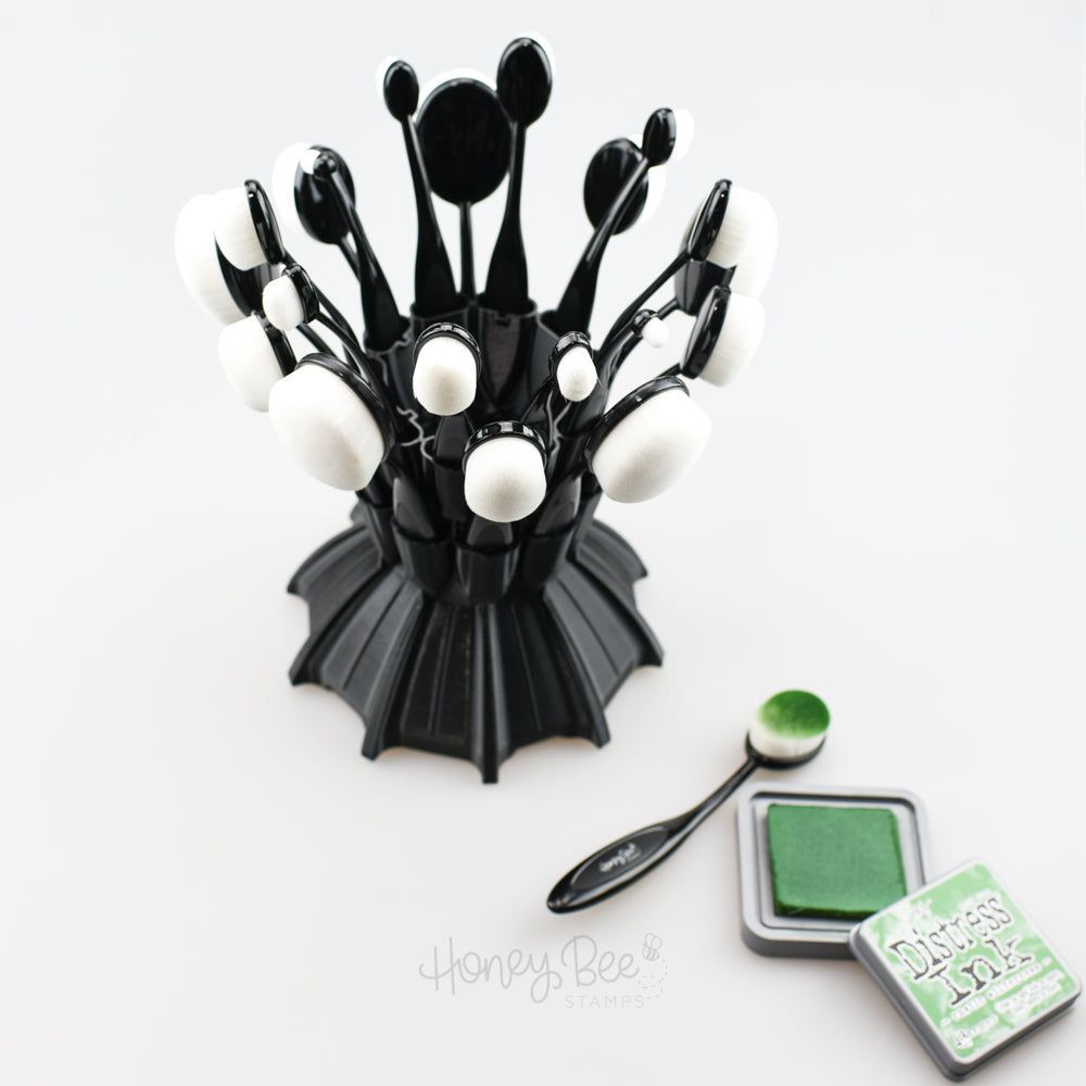 Ballerina Brush Caddy - Black - Honey Bee Stamps