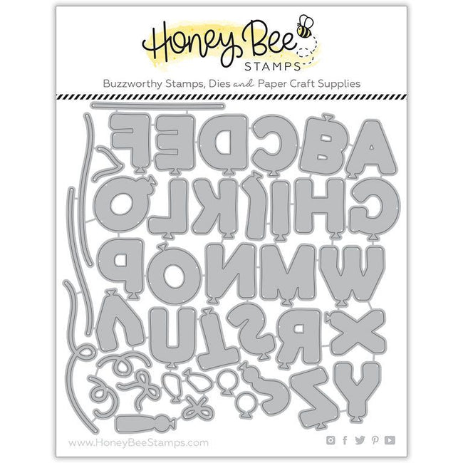 Balloon Alphabet - Honey Cuts - Honey Bee Stamps