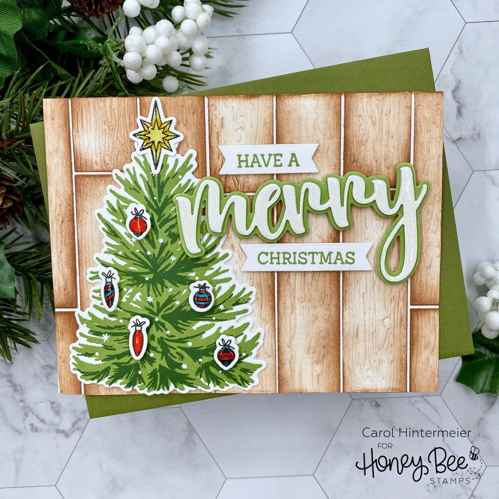 Barn Wood Planks - Honey Cuts - Honey Bee Stamps