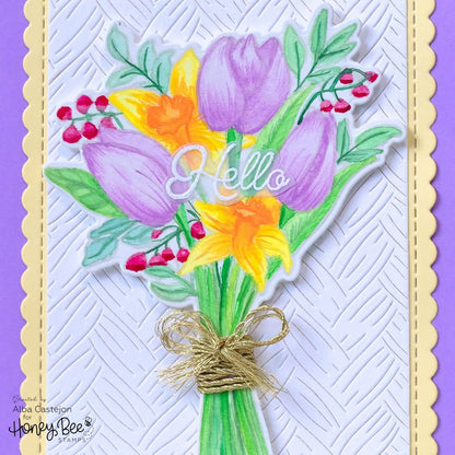 Basketweave Slimline Cover Plate - Honey Cuts - Stand - Alone Dies - Retiring! - Honey Bee Stamps