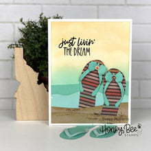 Beach Scene A7 Cover Plate - Honey Cuts - Honey Bee Stamps