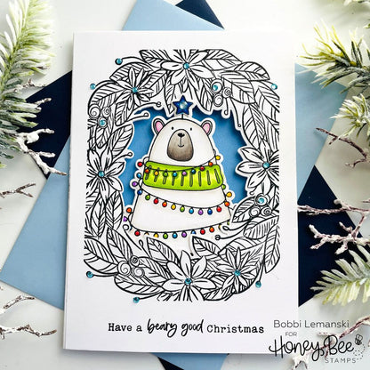 Bear Hugs - 4x5 Photopolymer Stamp Set - Honey Bee Stamps