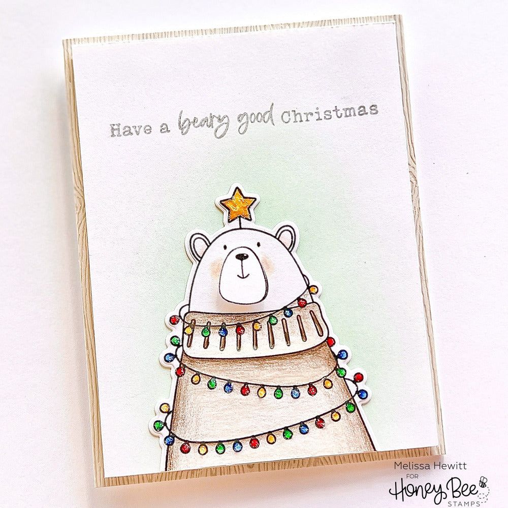 Bear Hugs - 4x5 Photopolymer Stamp Set - Honey Bee Stamps